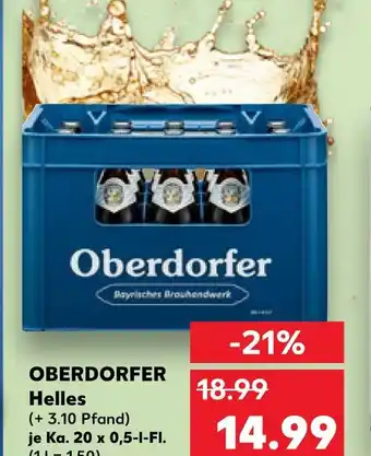 Kaufland Oberdorfer helles Angebot