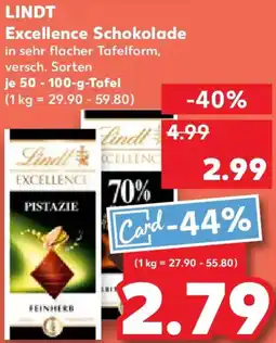 Kaufland LINDT Excellence Schokolade Angebot