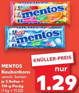 Kaufland MENTOS Kaubonbons Angebot