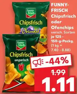 Kaufland FUNNY-FRISCH Chipsfrisch oder Ofenchips Angebot