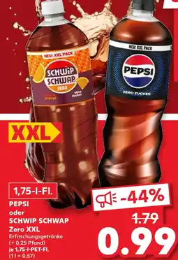 Kaufland PEPSI oder SCHWIP SCHWAP Zero XXL Angebot