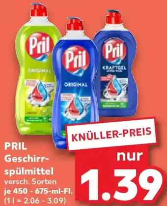 Kaufland PRIL Geschirrspülmittel Angebot