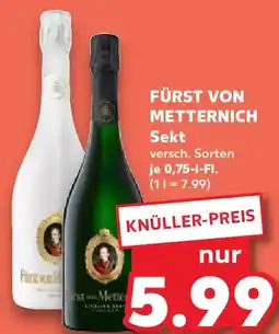 Kaufland FÜRST VON METTERNICH Sekt Angebot