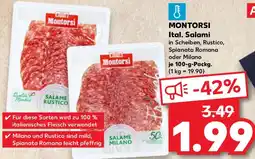 Kaufland MONTORSI Ital. Salami Angebot