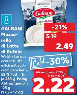 Kaufland GALBANI Mozzarella di Latte di Bufala Angebot