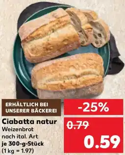Kaufland Ciabatta natur Angebot