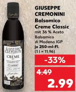 Kaufland GIUSEPPE CREMONINI Balsamico Creme Classic Angebot