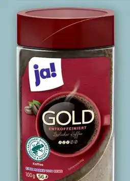 REWE Center ja! Instant-Kaffee Gold Angebot