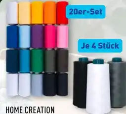 Aldi Nord Home Creation Profi-Nähmaschinengarn Stärke NE 40-2 Angebot
