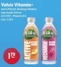 Getränke Hoffmann Volvic Vitamin+ Active Pfirsich, Recharge Himbeer oder Awake Zitrone Angebot