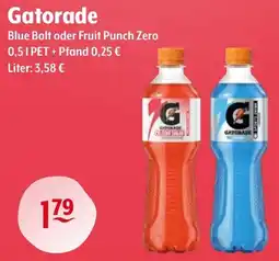 Getränke Hoffmann Gatorade Blue Bolt oder Fruit Punch Zero Angebot