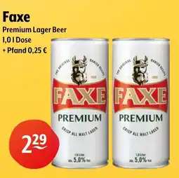 Getränke Hoffmann Faxe Premium Lager Beer Angebot