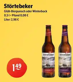 Getränke Hoffmann Störtebeker Glüh-Bierpunsch oder Winterbock Angebot