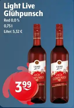 Getränke Hoffmann Light Live Glühpunsch Red 0,0% Angebot