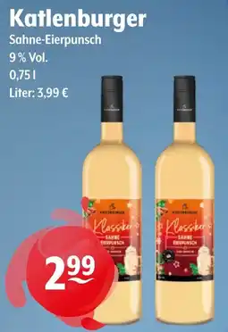 Getränke Hoffmann Katlenburger Sahne-Eierpunsch Angebot