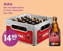 Getränke Hoffmann Astra Bier Angebot