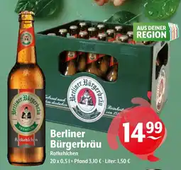 Getränke Hoffmann Berliner Bürgerbräu Rotkehlchen Angebot