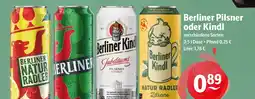 Getränke Hoffmann Berliner Pilsner oder Kindl Angebot