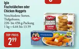 Galeria Markthalle Iglo Fischstäbchen oder Chicken Nuggets Angebot