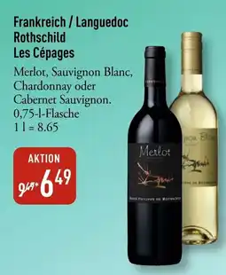 Galeria Markthalle Rothschild Les Cépages Merlot, Sauvignon Blanc, Chardonnay oder Cabernet Sauvignon. Angebot