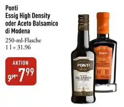 Galeria Markthalle Ponti Essig High Density oder Aceto Balsamico di Modena Angebot