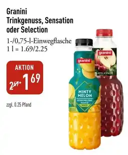 Galeria Markthalle Granini Trinkgenuss, Sensation oder Selection Angebot