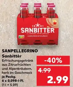 Kaufland SANPELLEGRINO Sanbitter Angebot