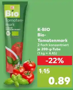 Kaufland K-BIO Bio- Tomatenmark Angebot