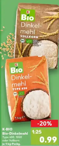 Kaufland K-BIO Bio-Dinkelmehl Angebot