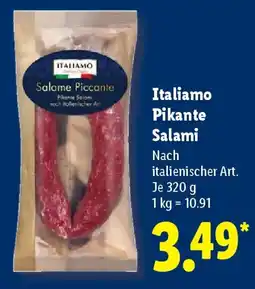 Lidl Italiamo Pikante Salami Angebot