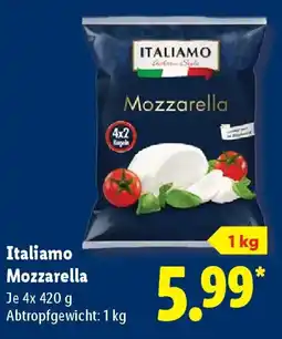 Lidl Italiamo Mozzarella Angebot