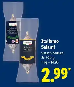 Lidl Italiamo Salami Angebot