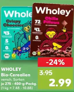 Kaufland WHOLEY Bio-Cerealien Angebot