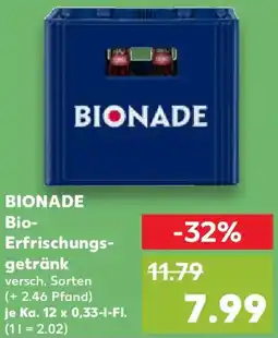Kaufland BIONADE Bio- Erfrischungsgetränk Angebot