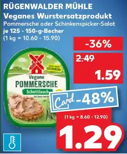 Kaufland RÜGENWALDER MÜHLE Veganes Wurstersatzprodukt Angebot