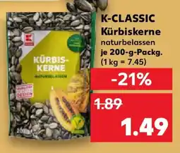 Kaufland K-CLASSIC Kürbiskerne Angebot