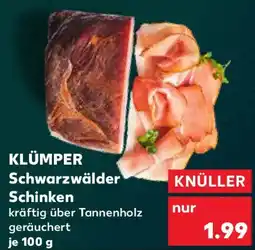Kaufland KLÜMPER Schwarzwälder Schinken Angebot