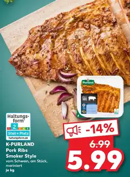 Kaufland K-PURLAND Pork Ribs Smoker Style Angebot