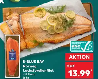 Kaufland K-BLUE BAY Norweg. Lachsforellenfilet Angebot