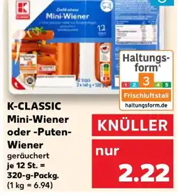 Kaufland K-CLASSIC Mini-Wiener oder -Puten- Wiener Angebot