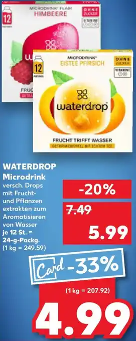 Kaufland WATERDROP Microdrink Angebot