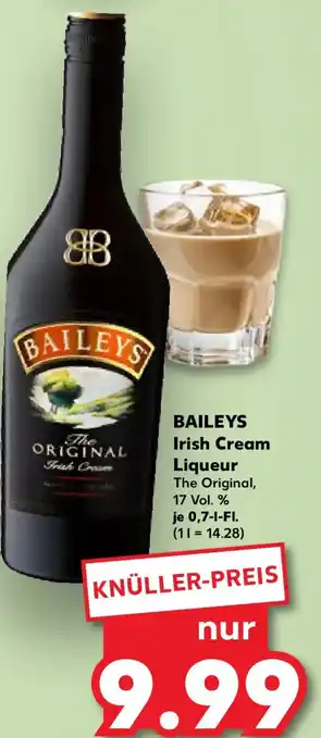 Kaufland BAILEYS Irish Cream Liqueur Angebot