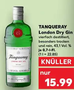 Kaufland TANQUERAY London Dry Gin Angebot