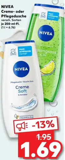 Kaufland NIVEA Creme- oder Pflegedusche Angebot