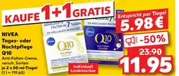 Kaufland NIVEA Tages- oder Nachtpflege Q10 Angebot