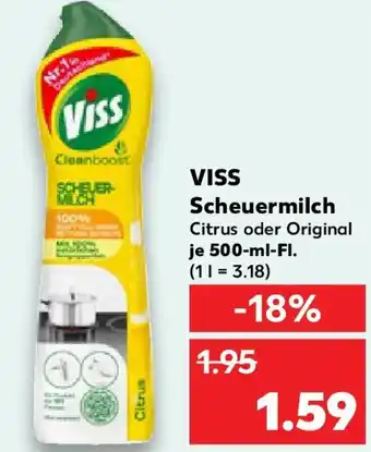 Kaufland VISS Scheuermilch Angebot