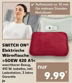 Kaufland SWITCH ON Elektrische Wärmflasche SOEW 420 A1 Angebot