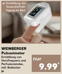 Kaufland WEINBERGER Pulsoximeter Angebot