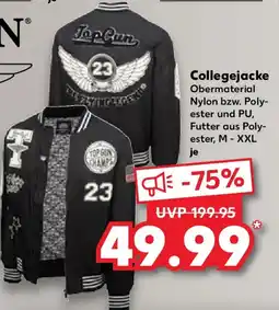 Kaufland TOP GUN Collegejacke Angebot