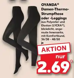 Kaufland OYANDA Damen-Thermo- Strumpfhose oder -Leggings Angebot
